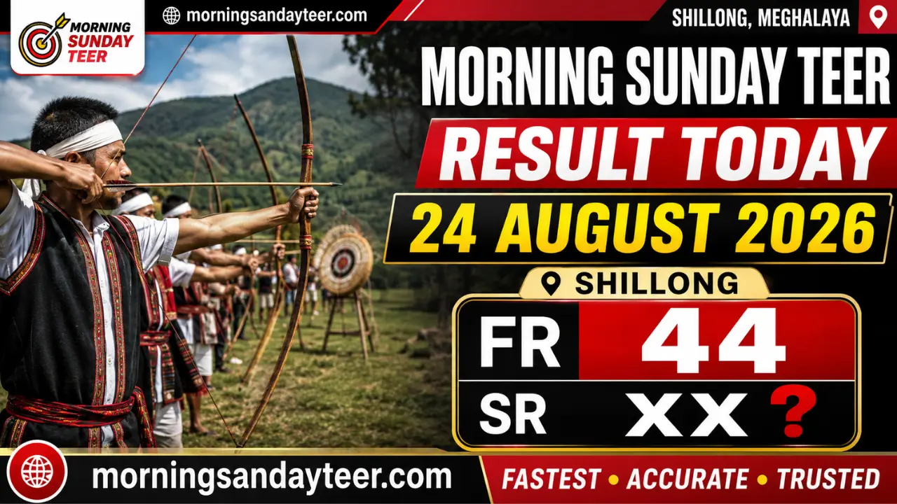 Morning Sunday Teer Result Today 24 August 2026 – FR, SR and Latest Update
